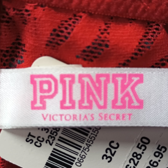 NWT PINK Victoria's Secret Racer Back Bra + FREE GIFT - Picture 5 of 6